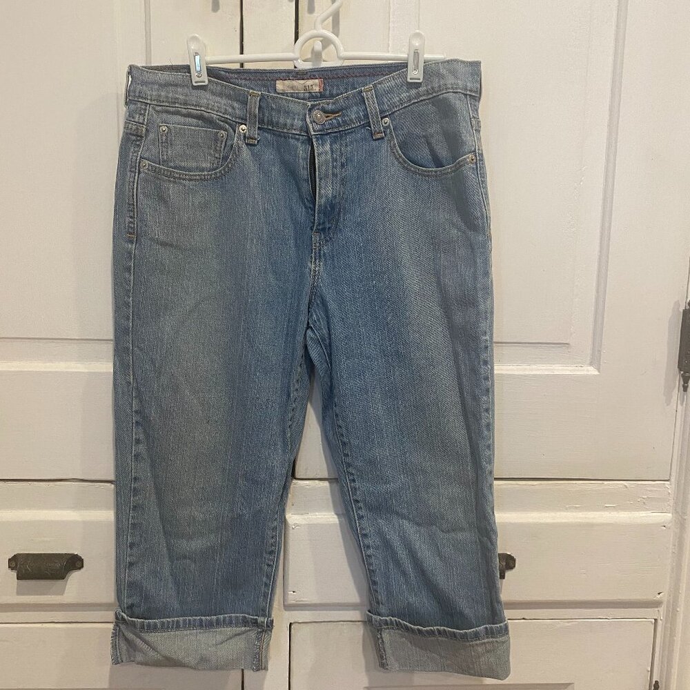 Levi's Women's 515 Cuffed Capris Size 12 #404